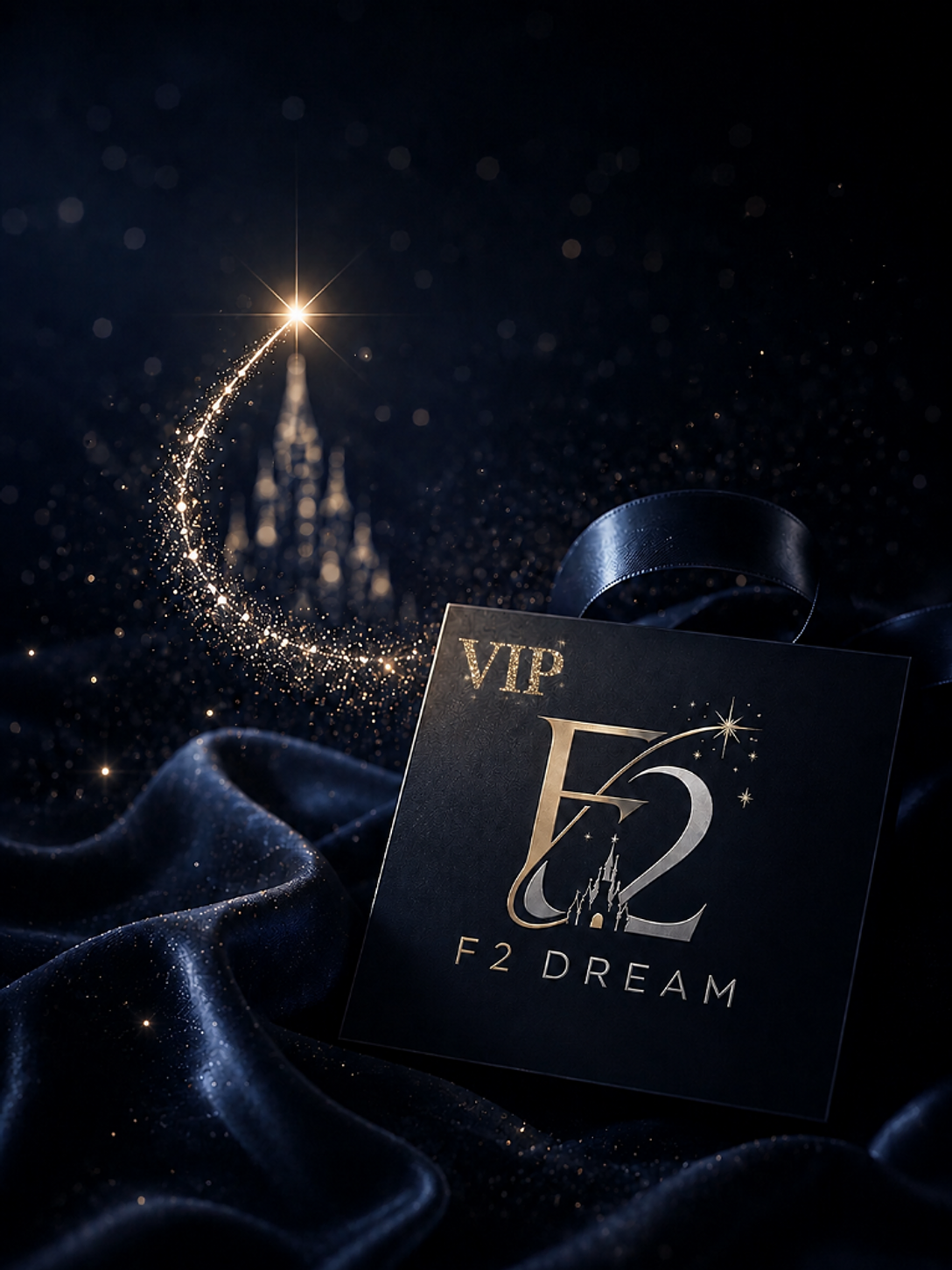 Texture dorée sur velours nuit